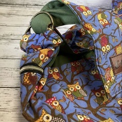 Edenpetz エデンペッツ　ふくろう柄　ペットスリング　抱っこ　お出かけの画像