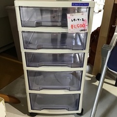 レターケース　クリアチェスト　書類ケース　キャスター付き　中古品の画像