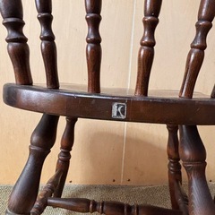 飛騨産業 キツツキマーク ウィンザーチェア 無垢材　2脚の画像