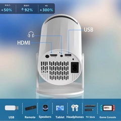 ラスト1点【新品未開封】XBJポータブルプロジェクターお家で映画館の画像