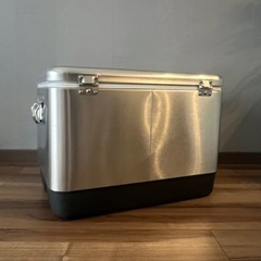 【Coleman】 コールマン 54QT スチールベルトクーラー シルバーの画像
