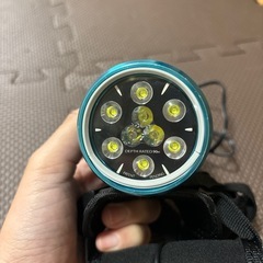 ダイビング　水中ライトSOLAの画像
