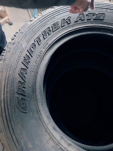 【ランクル、パジェロ、ハイラックス】ダンロップ グラントレック AT3 DUNLOP GRANDTREK AT3 265/65R17 