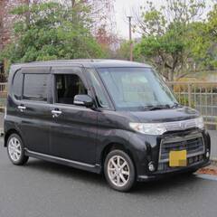 車検Ｒ８年４月２５日　タントカスタム　【４万キロ】　後期型　ピラーレス　パワスラ　広い　地デジTVナビ　の画像