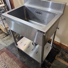 業務用1槽シンク 幅600mm 奥行450mm 高さ885mmの画像