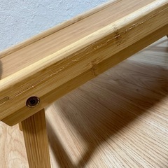 無料　ミニ折りたたみテーブル・難あり　の画像