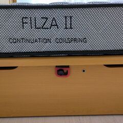 ニトリ跳ね上げ収納ベッド(セミダブル2000×1200)の画像