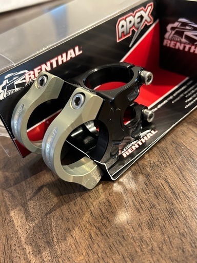 Renthal レンサル Apex ステム φ31.8mm/40mm 美品 Renthal Apex ステム レンサル 31.8mm/40mm (メケ) 瀬戸口の