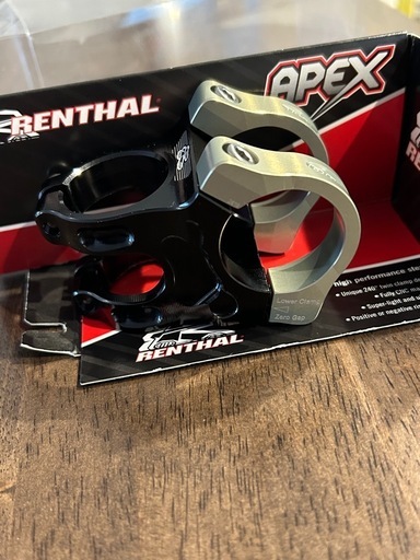Renthal レンサル Apex ステム φ31.8mm/40mm 美品 Renthal Apex ステム レンサル 31.8mm/40mm (メケ) 瀬戸口の