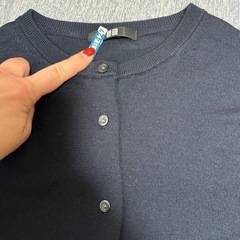 差し上げます　ユニクロ　カーディガンの画像