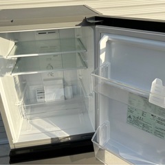 AQUA 冷蔵庫 2ドア AQR-J13H(S)形 126L 2019年製 アクア 家電 ノンフロン冷凍冷蔵庫 mw0977の画像