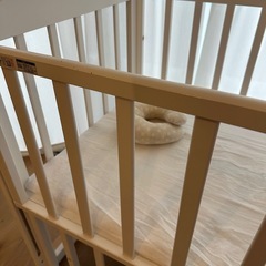KATOJIベビーベッド+寝具の画像