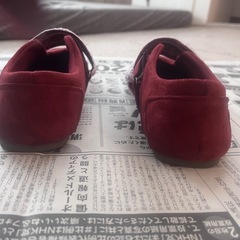 バーガンディ　靴　23.5㎝の画像