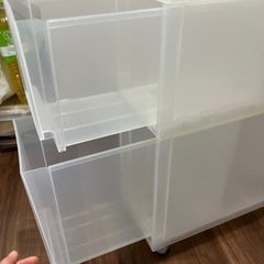 無印ストッカー２段の画像