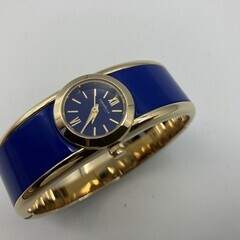 Caravelle キャラベル 箱付き レディース腕時計 クオーツ ブルー バングル式の画像