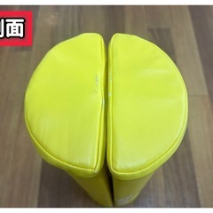 【引き取り期限は12月31日まで】★stan ハーフストレッチポール 2本セット（マジックテープでフル円にも）黄色 良品寄りの画像