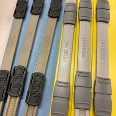 KOKUYOA4  フラットファイル黄色3冊PLUSA4  フラットファイル水色3冊　発泡PPシートの画像