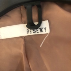 RESEXY ショート丈コート　フリーサイズの画像