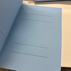 KOKUYOA4  フラットファイル黄色3冊PLUSA4  フラットファイル水色3冊　発泡PPシートの画像