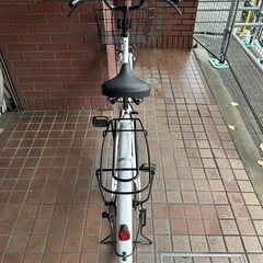 ★美品★27インチ　LEDダイナモライト付き　ホワイトの画像