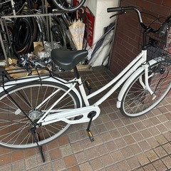 ★美品★27インチ　LEDダイナモライト付き　ホワイトの画像