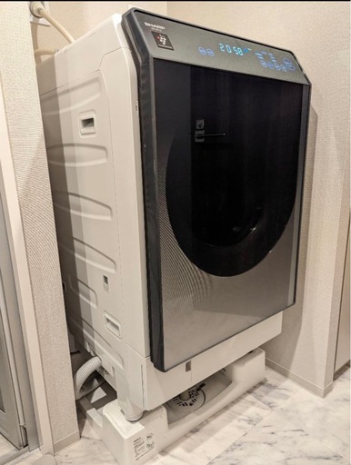 SHARP ES-W112-SR ドラム式洗濯　中古 SHARP ES-W112-SR ドラム式洗濯 中古 - メルカリ