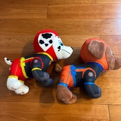 大きめ！パウパトロール　ぬいぐるみ　　の画像