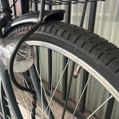 🔹シティサイクル 6段・オートライト 太タイヤ安定感◎の画像