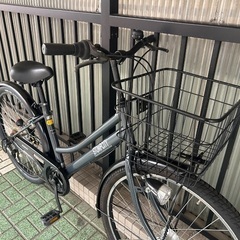 🔹シティサイクル 6段・オートライト 太タイヤ安定感◎の画像