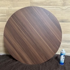 こたつの上にのせる直径69cmの円テーブル　天板のみの画像