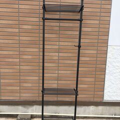 JM20573S)突っ張り棚 長さ：約190～254cm 幅：約55～cm  奥行き：約30cm 中古品【取りに来られる方限定】の画像