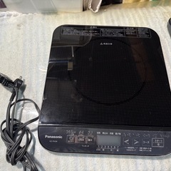 パナソニック IHクッキングヒーター IHコンロ 1400W 日本製 卓上 7段階火力調整 静音設計 ブラック KZ-PH34-Kの画像