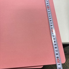 フラットファイル　A4 ピンク6枚セットの画像