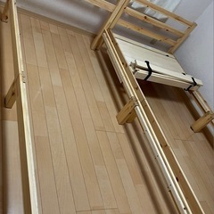 木製フレーム・シングルベッド　✨2点セット✨の画像