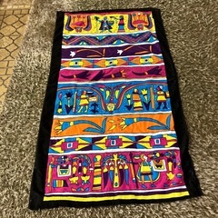 未使用　バスタオル柄付きの画像