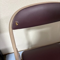 パイプ椅子 折りたたみ椅子の画像