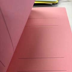 フラットファイル　A4 ピンク9冊セット　プラスステーショナリー株式会社の画像