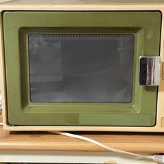 THE昭和のレトロスタイルな電子レンジ‼️50年経っても未だ一度も故障なし‼️昭和グッズがお好きな方どうぞ🤩の画像