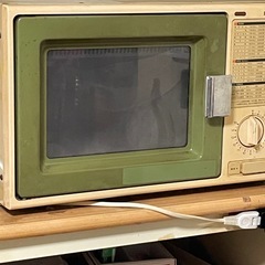 THE昭和のレトロスタイルな電子レンジ‼️50年経っても未だ一度も故障なし‼️昭和グッズがお好きな方どうぞ🤩の画像