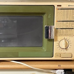 THE昭和のレトロスタイルな電子レンジ‼️50年経っても未だ一度も故障なし‼️昭和グッズがお好きな方どうぞ🤩の画像