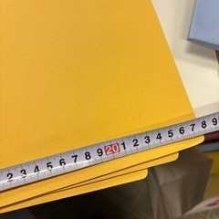 フラットファイル　A4 オレンジ　8冊セット　プラスステーショナリー株式会社の画像