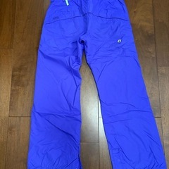 X-NIX エックスニックス　レディース スノボウェア 上下セット ⛄  カラフルチェック × ブルーパンツの画像