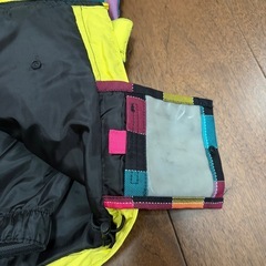 X-NIX エックスニックス　レディース スノボウェア 上下セット ⛄  カラフルチェック × ブルーパンツの画像