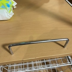 キャスター付き 2段キッチンラック（ナチュラル）の画像