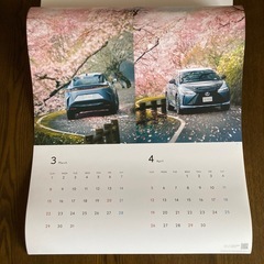 2026レクサス壁掛けカレンダーの画像