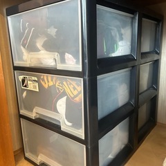 12/27まで！衣装ケース　2
セット　３段　の画像