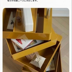 新品 5段 タワーチェスト 360度 引き出し ワゴン Y2K 韓国 インテリアの画像