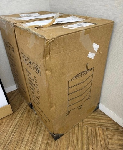 新品 5段 タワーチェスト 360度 引き出し ワゴン Y2K 韓国 インテリア