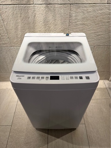 2025年製☆美品 ハイセンス 全自動電気洗濯機 HW-G55NJ1 セール ハイセンス