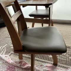 ダイニングテーブル、椅子セットの画像